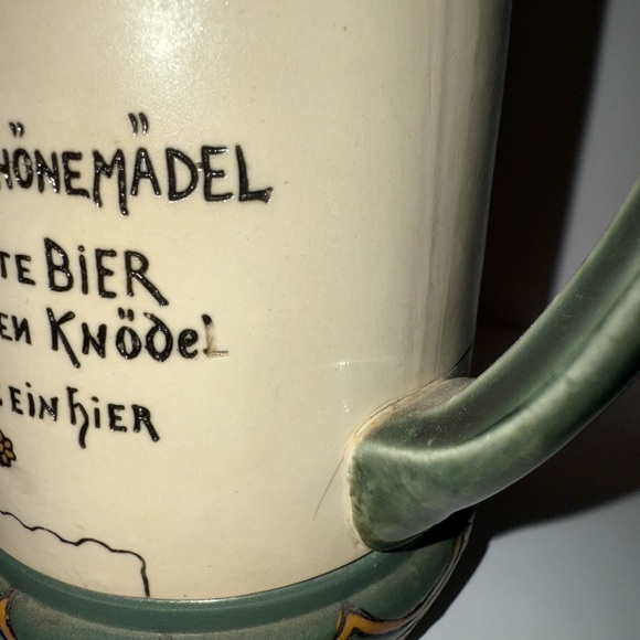 Vintage Mettlach beer stein Ceramic 3090 - Picture 11 of 14